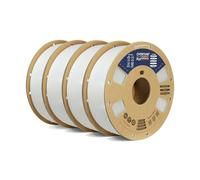 OVERTURE PLA Plus (PLA+) Filamento 3D 1.75mm, Alta Resistencia y Durabilidad, Filamento Profesional para Impresora 3D 1kg*4 (8.8lbs), Precisión ±0.02mm,Sin Enredos (Blanco*4)