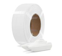 OVERTURE Refill PETG filamento 1.75 mm, filamento para impresora 3D sin carrete (Spoolless), PETG 1kg- Recarga para carrete reutilizable de Bambu Lab, precisión de +/- 0.02 mm (Blanco)