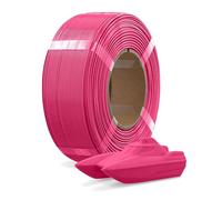 OVERTURE Refill PETG filamento 1.75 mm, filamento para impresora 3D sin carrete (Spoolless), PETG 1kg- Recarga para carrete reutilizable de Bambu Lab, precisión de +/- 0.02 mm (Magenta)