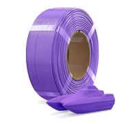 OVERTURE Refill PETG filamento 1.75 mm, filamento para impresora 3D sin carrete (Spoolless), PETG 1kg- Recarga para carrete reutilizable de Bambu Lab, precisión de +/- 0.02 mm (Morado)
