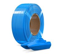 OVERTURE Refill PETG filamento 1.75 mm, filamento para impresora 3D sin carrete (Spoolless), PETG 1kg- Recarga para carrete reutilizable de Bambu Lab, precisión de +/- 0.02 mm (Azul digital)