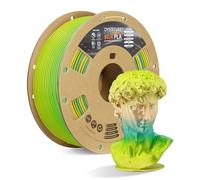 OVERTURE Silk Rainbow PLA Filamento 1,75 mm. Filamento PLA Seda Brillante 1kg (2,2 lbs). Excelente y Fácil de Imprimir para Impresoras 3D, Precisión +/- 0,02 mm (Silk Parakeet)
