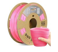 OVERTURE TPU High Speed Filamento 1.75mm, Alta Velocidad Flexible 95A Suave para Impresoras 3D Filamento, 1kg Carrete de Cartón, Precisión +/- 0.02 mm (HS TPU Rosa)