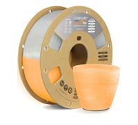 OVERTURE TPU High Speed Filamento 1.75mm, Alta Velocidad Flexible 95A Suave para Impresoras 3D Filamento, 1kg Carrete de Cartón, Precisión +/- 0.02 mm (HS TPU Naranja Luminiscente)