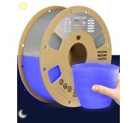 OVERTURE TPU High Speed Filamento 1.75mm, Alta Velocidad Flexible 95A Suave para Impresoras 3D Filamento, 1kg Carrete de Cartón, Precisión +/- 0.02 mm (HS TPU Índigo Eléctrico Luminiscente)