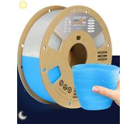 OVERTURE TPU High Speed Filamento 1.75mm, Alta Velocidad Flexible 95A Suave para Impresoras 3D Filamento, 1kg Carrete de Cartón, Precisión +/- 0.02 mm (HS TPU Azul Luminiscente)