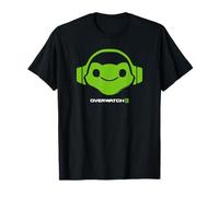 Overwatch 2 Lúcio Center Green Icon Logo Camiseta
