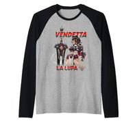 Overwatch 2 Vendetta La Lupa The She-Wolf Full Body Portrait Camiseta Manga Raglan