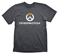 Overwatch T-Shirt "Logo" White/Orange on Grey, XL