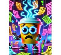 Overwhelmed Coffee Cup Notebook: A Funny To-Do List Chaos Journal for Students, Adults, and Busy Minds