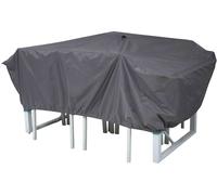 Oviala Funda para muebles de jardín 180 x 110 x 60 cm gris