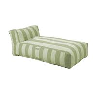 Oviala - Meridiana a rayas para salón de jardín modular, color verde Cactus - Mixi