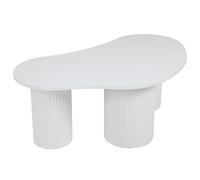 Oviala - Mesa de centro (melamina), color blanco