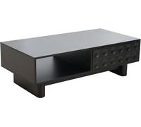 Oviala Mesa de centro rectangular L120 cm negra