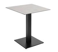 Oviala - Mesa de comedor (70 x 70 cm), color gris claro