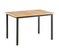 Oviala - Mesa de comedor extensible rectangular de MDF de madera clara