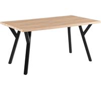 Oviala Mesa de comedor rectangular extensible en madera mdf