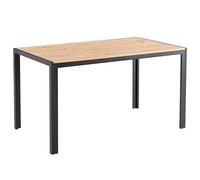 Oviala - Mesa de comedor rectangular (MDF), color negro