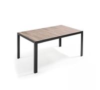 Oviala - Mesa de jardín de aluminio y cerámica - Tivoli