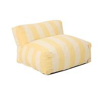 Oviala Mixi - Sillón de jardín a rayas para sofá modular, color amarillo claro