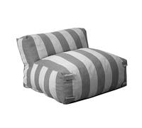 Oviala Mixi - Sillón de jardín a rayas para sofá modular, color gris antracita