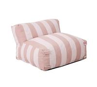 Oviala Mixi - Sillón de jardín a rayas para sofá modular, color rosa