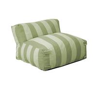 Oviala Mixi - Sillón de jardín a rayas para sofá modular, color verde