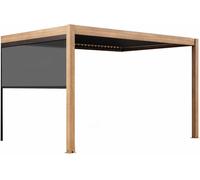 Oviala Pérgola bioclimática de 3x4m, adosada y motorizada y 1 toldo