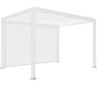 Oviala Pérgola bioclimática motorizada e iluminada 3x4m y 1 toldo