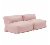 Oviala - Salón de jardín modulable de 2 plazas, color rosa polvoreado