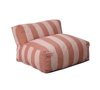 Oviala - Sillón de jardín a rayas para sofá modular, Terracota, Mixi