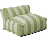 Oviala Mixi - Sillón de jardín a rayas para sofá modular, color verde