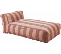 Oviala Sillón de rayas para muebles de jardín modulares, terracota