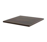 Oviala Tablero, cuadrado, laminado, 60x60cm, madera oscura Rivoli
