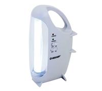 Velamp ir160evo - Lámpara LED recargable 320 Lumen con función anti cortes de corriente, Lámpara anti-apagón 4.5W, plástico, gris claro, 16 x 28.5 x 10