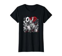 Ovidio Metamorfosis Poeta de la mitología Romana Latina Camiseta gráfica económica, Mujer, Negro, XS