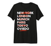 Oviedo Patrimonio Mundial Turismo, Pasión, Fiereza Orgulloso Camiseta Premium