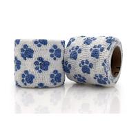 OVIK Health PetFlex Paw Pack - Vendaje elástico flexible autoadherente para el cuidado de heridas - Envoltura de primeros auxilios para animales pequeños como perros, gatos y otras mascotas - 2