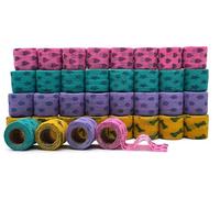 OVIK Health PetFlex Pet Pack - Vendaje elástico flexible autoadherente para el cuidado de heridas - Envoltura de primeros auxilios para animales pequeños como perros, gatos y otras mascotas - 2