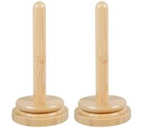 Ovilladora de Madera Soporte de hilo madera, almacenamiento carrete, mesa trenzada for el hogar, bola giratoria, dispensador soporte bobinadora(2pcs)