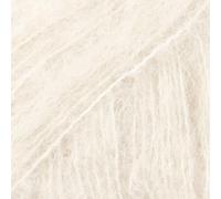 Ovillo de lana de alpaca y seda mullida, gotas de seda de alpaca cepillada, ligero y cálido, 1.8 onzas 153 yardas por bola