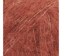 Ovillo de lana de alpaca y seda mullida, gotas de seda de alpaca cepillada, ligero y cálido de 0,9 onzas 153 yardas por bola