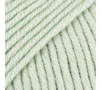 Ovillo de lana merina Superwash Drops Big Merino, 4 o talla M, Aran, peso 51 g, 80 m (25 pistacho crema helada)