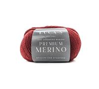 Ovillo de lana merino prémium de 4 capas, Superwash Baby Merino - 100 % pura lana merino extrafina para tejer ganchillo, ovillo de 50 g
