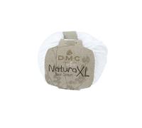 Ovillo de Lana Natura XL, 100% algodón, Color 01 de DMC