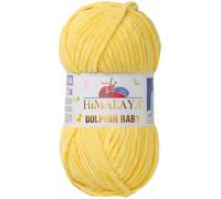 Ovillo de lana para tejer del Himalaya Dolphin Baby (80313), color amarillo