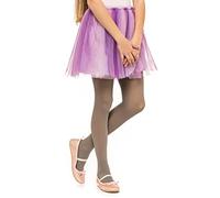 OVISSA Mallas ultra suaves para cualquier actividad, mallas de ballet y teatro para niños y niñas, medias de microfibra para niños 1 par de 50 deniers ZUZA