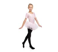 OVISSA Medias de Ballet para Niñas Lisas 40 DEN Suaves Elásticas y Resistentes Negro 104-122 cm