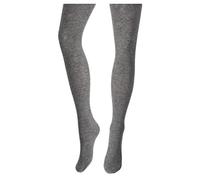 OVISSA Medias gruesas italianas para mujer de lana acrílica de 180 denier suaves opacas para mujer, medias elásticas sólidas con cintura reforzada de punta fuerte, medias tallas S-XL, Ceniza., XL