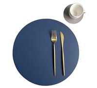 OVLIIYWZY 10 Pcs Leather Placemat Western Food Mat Dining Tableware Table Mat Pads Bowl Cup Coaster Kitchen Accessorie